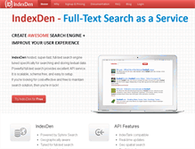 Tablet Screenshot of indexden.com